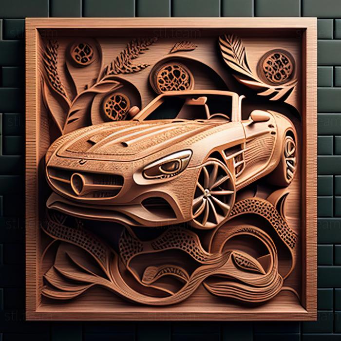 3D модель Mercedes Benz SLC (STL)